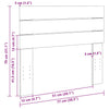 Kopfteil Evis 75cm (massive Eiche)