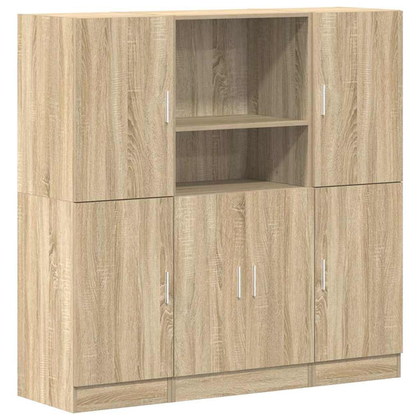 Sonoma oak 3-osainen keittiökaappisarja Onuc Engineered Wood