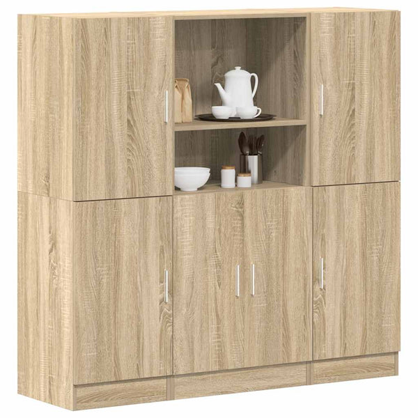 Sonoma oak 3-osainen keittiökaappisarja Onuc Engineered Wood