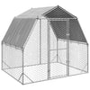 Verzinkter Hühnerauslauf mit Dach Ghorghita 2,5x2x2,25 m (Stahl)