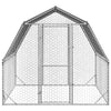 Verzinkter Hühnerauslauf mit Dach Ghorghita 2,5x2x2,25 m (Stahl)