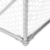Verzinkter Hühnerauslauf mit Dach Ghorghita 2,5x2x2,25 m (Stahl)