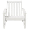 Weiße Garten-Adirondack-Stühle Antinea 75x77x77cm (2 Stk.)