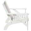 Weiße Garten-Adirondack-Stühle Antinea 75x77x77cm (2 Stk.)