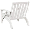 Weiße Garten-Adirondack-Stühle Antinea 75x77x77cm (2 Stk.)