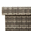 Graue Gartenaufbewahrungsbox auf Rädern Nefeot 110x55x73cm