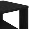 Schuhregal Mertlik, schwarz, 61x32x70cm (Holz)