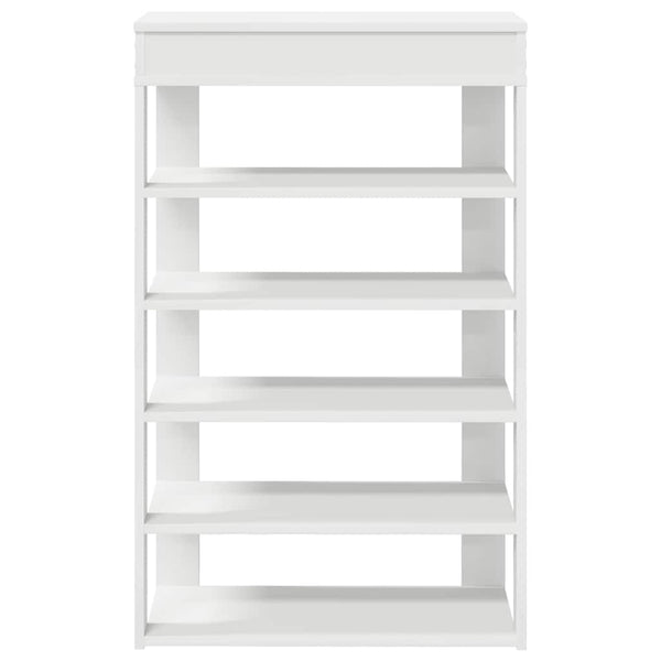 Weißer Schuhschrank Magneriu 60x30x98cm (Holz)