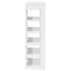 Weißer Schuhschrank Magneriu 60x30x98cm (Holz)