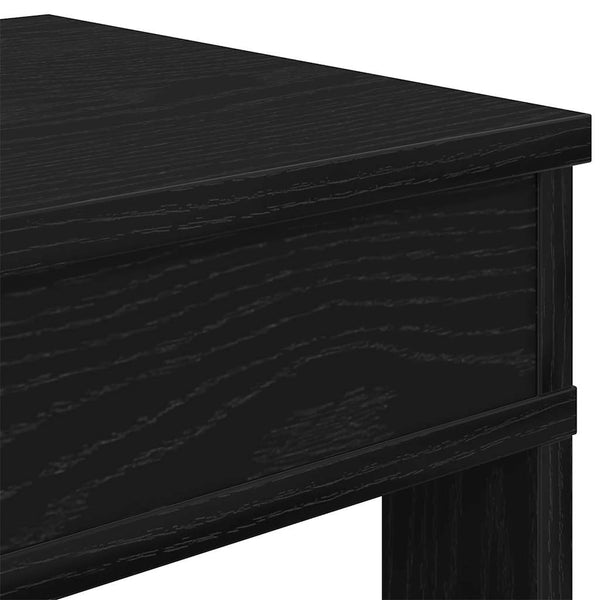Schwarzer Schuhschrank Magneriu 60x30x98cm (Holz)