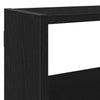 Schwarzes Wandwürfelregal Dobrivoi (7 Fächer, Holz)