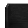 Schwarzes Wandregal Reghini 75x16,5x16,5cm (2 Stück Spanplatte)