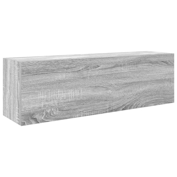 Vasalina Badezimmerschrank, grau Sonoma, 100x25x30cm (Holz)