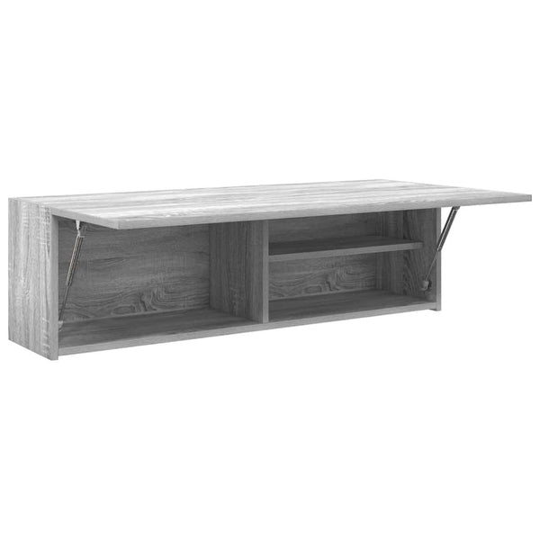 Vasalina Badezimmerschrank, grau Sonoma, 100x25x30cm (Holz)