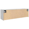 Vasalina Badezimmerschrank, grau Sonoma, 100x25x30cm (Holz)