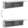 Vasalina Badezimmerschrank, grau Sonoma, 100x25x30cm (Holz)