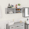 Vasalina Badezimmerschrank, grau Sonoma, 100x25x30cm (Holz)