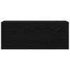 Schwarzer Badezimmer-Wandschrank Vasalina 100x25x40cm (Holz)