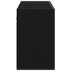 Schwarzer Badezimmer-Wandschrank Vasalina 100x25x40cm (Holz)