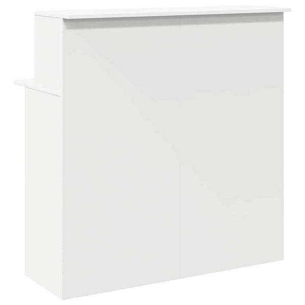 Empfangstheke Nedelciu 100x50x103,5cm (technisches Holz), weiß