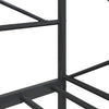 Musta päiväsänky Giurgean 90x200cm (ilman patjaa teräs)