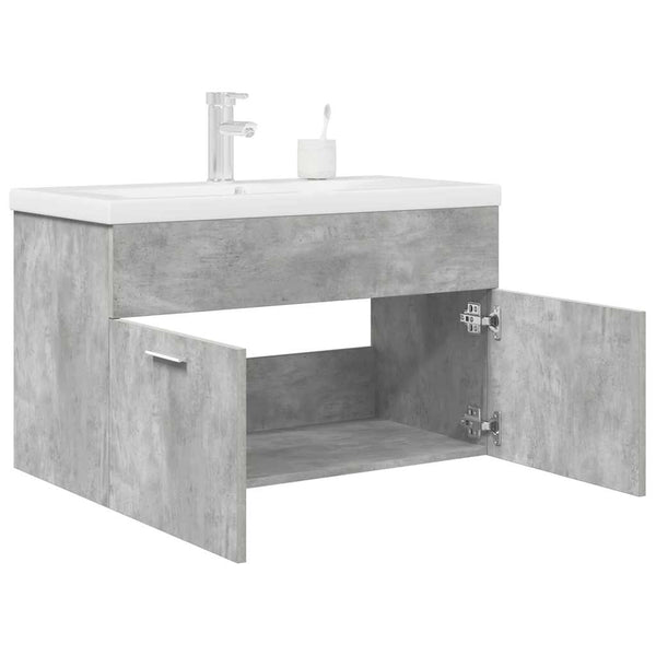 Waschtischunterschrank Visentea für das Badezimmer (mit integriertem Waschbecken)