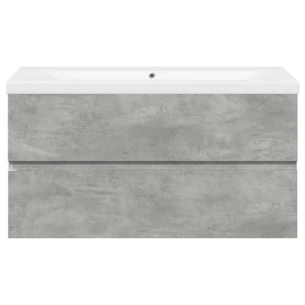 Badezimmermöbel-Set Fl (Holz, 2-teilig, Betongrau)