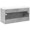 Badezimmermöbel-Set Senoile (2-teilig, Holz) - Betongrau