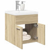 Badezimmermöbel-Set Visentea (2-teilig, Sonoma-Eiche, Holz)