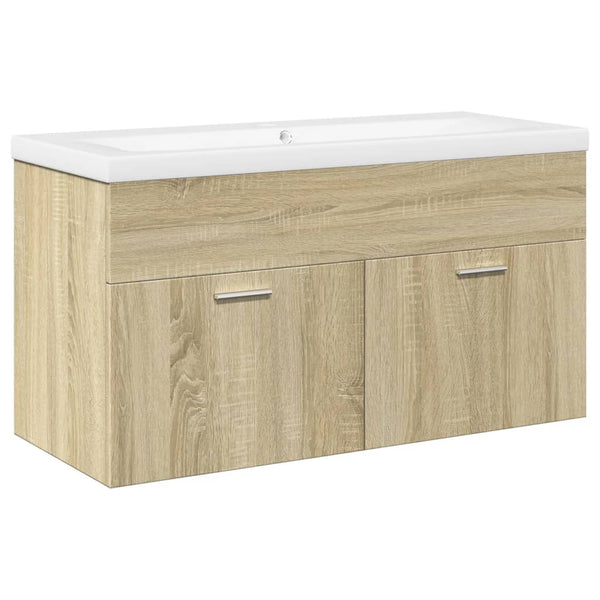 Waschtischunterschrank Sonoma Eiche, Visentea