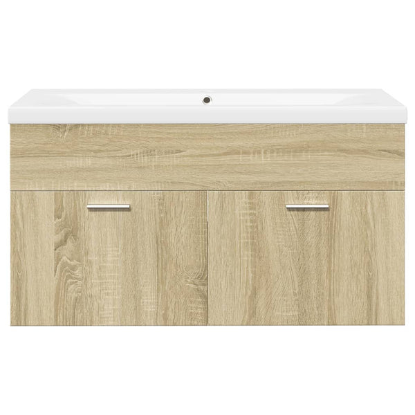 Waschtischunterschrank Sonoma Eiche, Visentea
