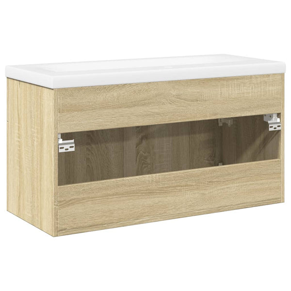 Waschtischunterschrank Sonoma Eiche, Visentea