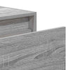Graue wandmontierte Nachttische mit LED-Beleuchtung Ojova (2 Stück Sonoma)