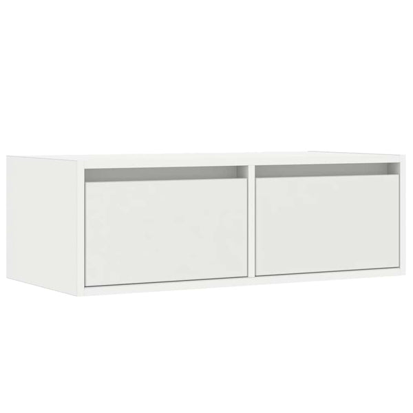 Weißer TV-Schrank mit LED-Beleuchtung Ojovan 75x35,5x25cm
