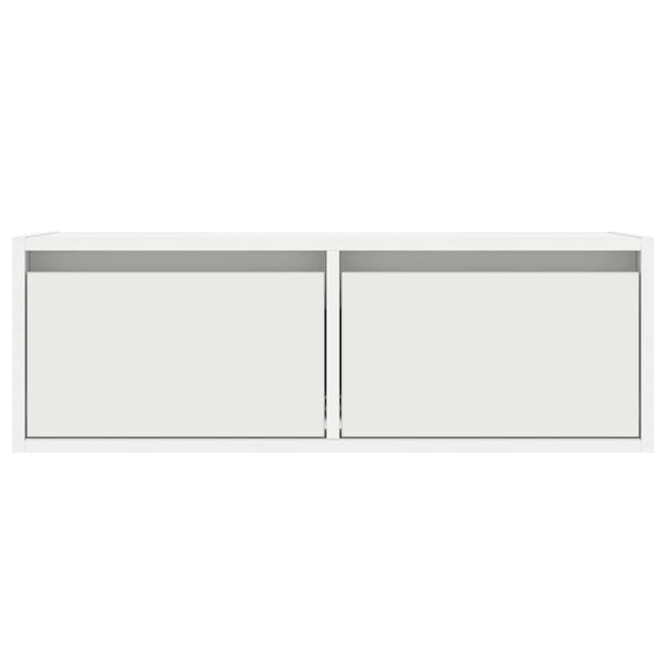 Weißer TV-Schrank mit LED-Beleuchtung Ojovan 75x35,5x25cm