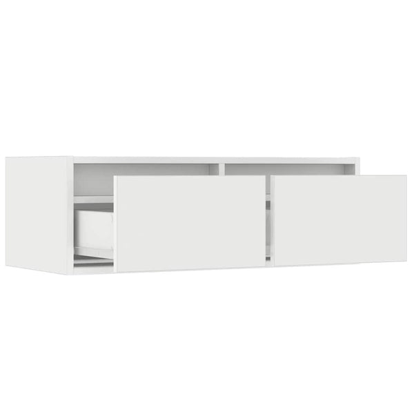 Weißer TV-Schrank mit LED-Beleuchtung Ojovan 75x35,5x25cm