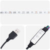 Betoninharmaa tv-kaappi led-valoilla Ojovan 75x35,5x25cm