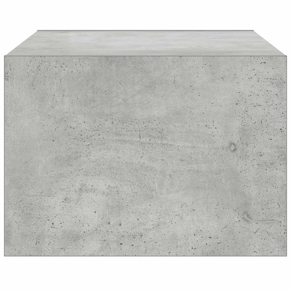 Betoninharmaa tv-kaappi led-valoilla Ojovan 75x35,5x25cm