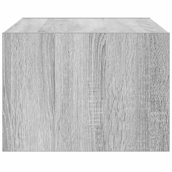 Harmaa tv-kaappi Ojovan 75x35,5x25cm (led-valoilla)