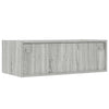 Harmaa tv-kaappi Ojovan 75x35,5x25cm (led-valoilla)