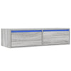 Harmaa tv-kaappi led-valoilla Ojovan 100X35,5x25cm
