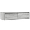 Harmaa tv-kaappi led-valoilla Ojovan 100X35,5x25cm