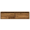 Vanha puu tv-taso led-valoilla Ojovan 100X35,5x25cm