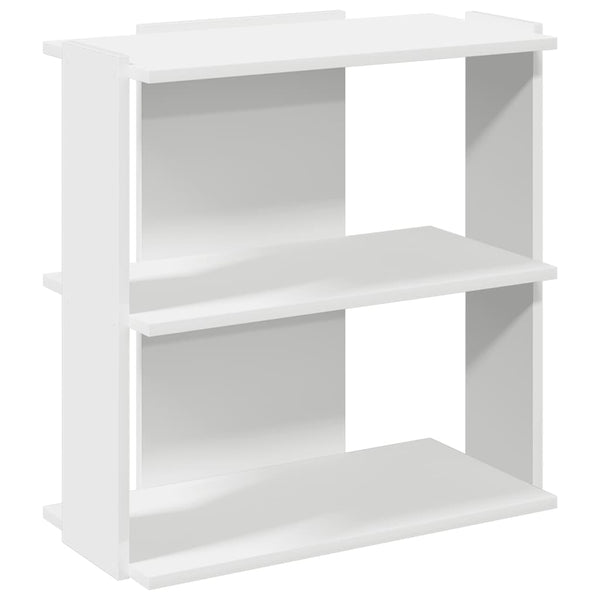 Weißes Bücherregal Cero 60x30x60cm (3-stöckiges Holzwerkstoff)