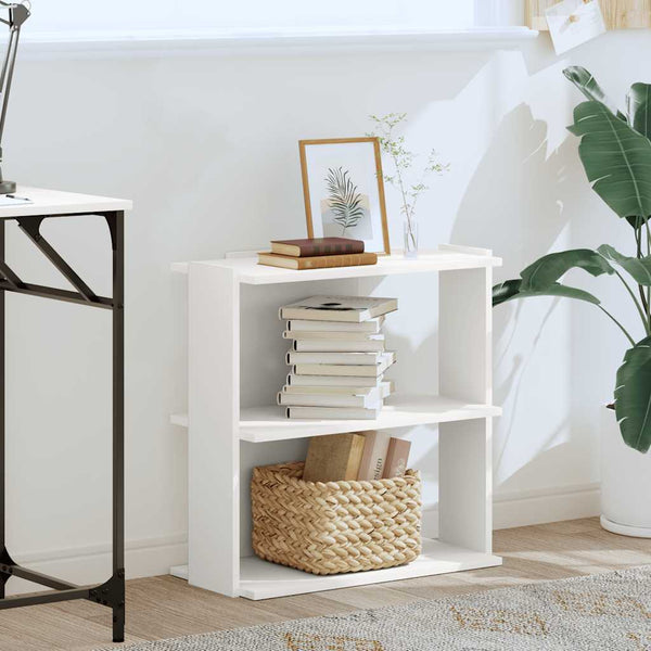 Weißes Bücherregal Cero 60x30x60cm (3-stöckiges Holzwerkstoff)