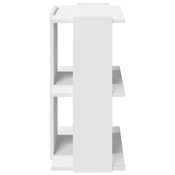 Weißes Bücherregal Cero 60x30x60cm (3-stöckiges Holzwerkstoff)