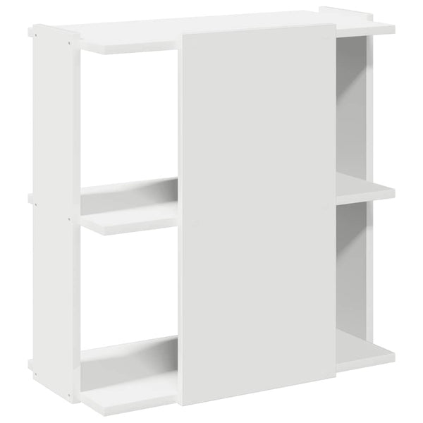 Weißes Bücherregal Cero 60x30x60cm (3-stöckiges Holzwerkstoff)
