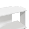 Weißes Bücherregal Cero 60x30x60cm (3-stöckiges Holzwerkstoff)
