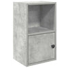 Betongraues Bücherregal Slobodanca 31x24x52cm (Holz)