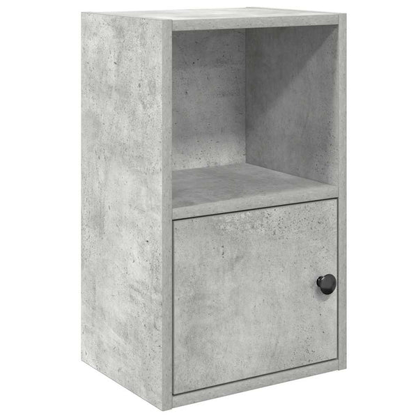 Betongraues Bücherregal Slobodanca 31x24x52cm (Holz)